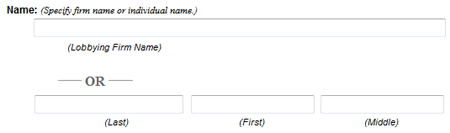  Enter name of firm or individual.